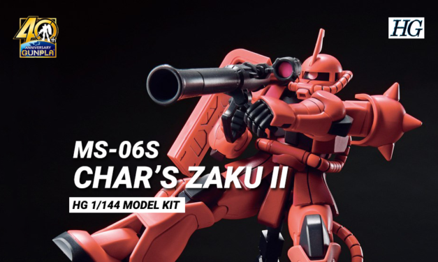 Char’s Zaku II HG 1/144 – 40th Anniversary